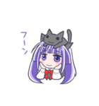 猫耳と黒ネコ（個別スタンプ：13）