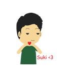 Daily japanese Boy（個別スタンプ：13）