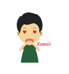Daily japanese Boy（個別スタンプ：14）