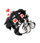 Various Facial Expressions Cute Cute Dog（個別スタンプ：18）