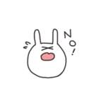 うさちゃん表情スタンプ（個別スタンプ：3）
