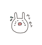 うさちゃん表情スタンプ（個別スタンプ：30）
