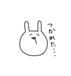 うさちゃん表情スタンプ（個別スタンプ：32）