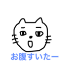 猫の顔で一言！（個別スタンプ：21）