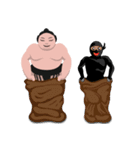 Sumo and Ninjas Day Out！（個別スタンプ：12）