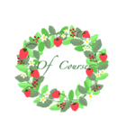 greeting wreath（個別スタンプ：28）