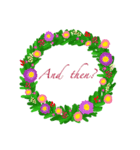 greeting wreath（個別スタンプ：37）