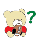アメフトくま（個別スタンプ：14）