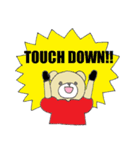 アメフトくま（個別スタンプ：39）