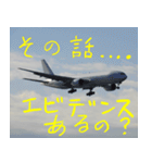 飛行機のつぶやき006（個別スタンプ：21）