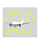 飛行機のつぶやき006（個別スタンプ：33）