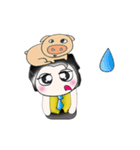 .. Mr. Kanaka and Pig..^^（個別スタンプ：4）