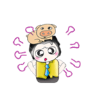 .. Mr. Kanaka and Pig..^^（個別スタンプ：7）