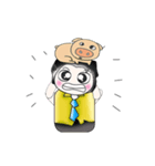 .. Mr. Kanaka and Pig..^^（個別スタンプ：10）