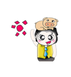 .. Mr. Kanaka and Pig..^^（個別スタンプ：17）