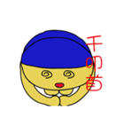 blue man kowtow（個別スタンプ：3）