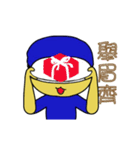 blue man kowtow（個別スタンプ：22）