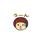 きのこヘアボーイ（個別スタンプ：1）