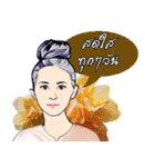 Girl in Thai style（個別スタンプ：10）