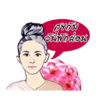 Girl in Thai style（個別スタンプ：16）