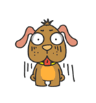 Plz Brown dog（個別スタンプ：2）