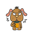 Plz Brown dog（個別スタンプ：20）