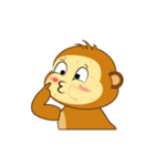 Always Having Fun Monkeys_animate_5（個別スタンプ：4）
