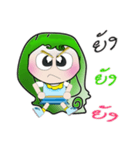 Kapook Sensitive girl（個別スタンプ：34）