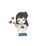 Eiko, the cute schoolgirl（個別スタンプ：2）