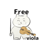orchestra viola everyone English ver（個別スタンプ：33）