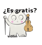 orchestra violin for everyone Spain ver（個別スタンプ：4）