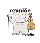 orchestra violin for everyone Spain ver（個別スタンプ：5）