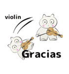 orchestra violin for everyone Spain ver（個別スタンプ：26）