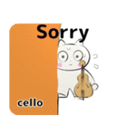 orchestra cello for everyone English ver（個別スタンプ：18）