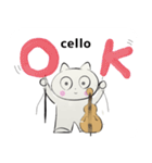 orchestra cello for everyone English ver（個別スタンプ：30）