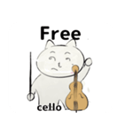 orchestra cello for everyone English ver（個別スタンプ：33）