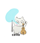 orchestra cello for everyone English ver（個別スタンプ：35）