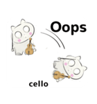 orchestra cello for everyone English ver（個別スタンプ：40）