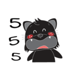 black cat zaa（個別スタンプ：6）