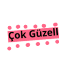 Turkish most used words 3（個別スタンプ：3）