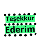 Turkish most used words 3（個別スタンプ：4）