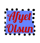 Turkish most used words 3（個別スタンプ：22）