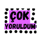 Turkish most used words 3（個別スタンプ：26）