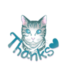 まやの目 猫のまやさん（個別スタンプ：1）