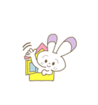 （ふつう）のうさぎちゃんスタンプ（個別スタンプ：9）