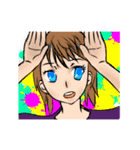 ペンキ塗り（個別スタンプ：9）