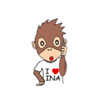 Orangutan Indonesia (Tansa)（個別スタンプ：17）
