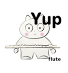 orchestra flute for everyone English ver（個別スタンプ：1）