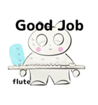 orchestra flute for everyone English ver（個別スタンプ：12）