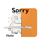 orchestra flute for everyone English ver（個別スタンプ：18）